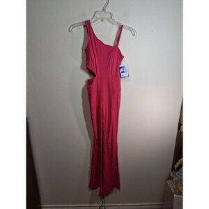 NWT JoyLab Romper Jumpsuit Flare Leg Pink Size XS MSRP $40